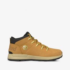 Timberland EURO Sprint Trekker MID LACE UP Sneakersy męskie. Brązowe buty sportowe na co dzień męskie Timberland, m, bez wzorów, biznesowe, bez ramiączek, bez kaptura, do biegania. Za 449.99 zł.