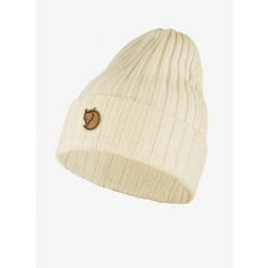 Czapka zimowa Fjallraven Byron Hat - chalk white. Białe czapki męskie Fjällräven, na zimę, bez wzorów, sportowe. Za 203.99 zł.