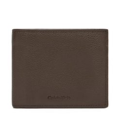 Portfel Calvin Klein. Brązowe portfele męskie Calvin Klein, bez wzorów. Za 199.99 zł.