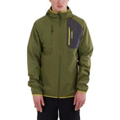 Kurtka softshellowa męska Fundango Alloy Hooded Softshell. Zielone kurtki męskie Fundango, na zimę, m, bez wzorów, z softshellu, sportowe, bez ramiączek, bez kaptura. Za 549.90 zł.