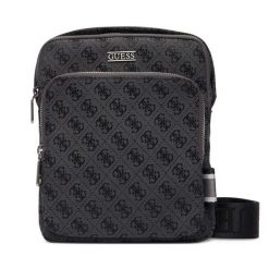 Saszetka Guess. Czarne saszetki męskie Guess, z aplikacjami, małe. Za 329.99 zł.