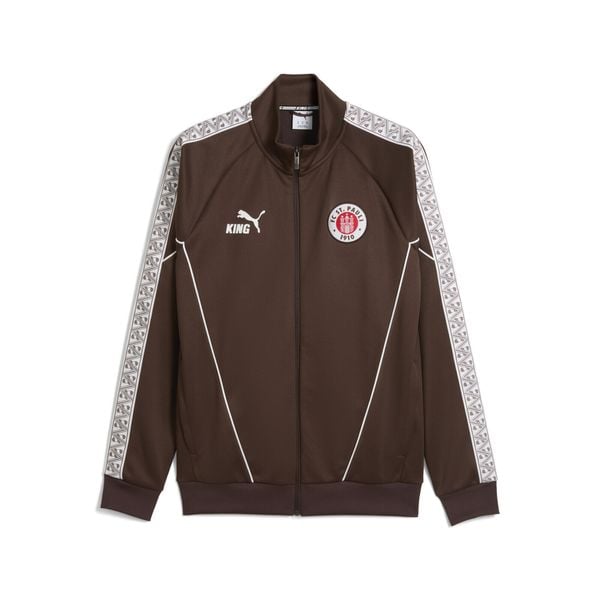 Męska kurtka FC St. Pauli KING Anthem PUMA. Białe kurtki męskie Puma, m, bez wzorów, bez kaptura, do biegania. Za 389.00 zł.