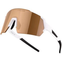 Okulary rowerowe dla dorosłych przeciwsłoneczne Force Electra. Białe okulary przeciwsłoneczne męskie FORCE, bez wzorów, sportowe. Za 249.00 zł.