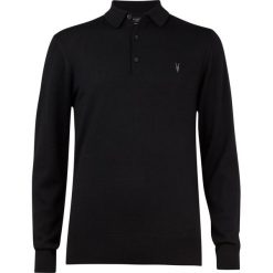 AllSaints POLOHEMD Koszulka polo black. Koszulki męskie z długim rękawem marki AllSaints. Za 479.00 zł.