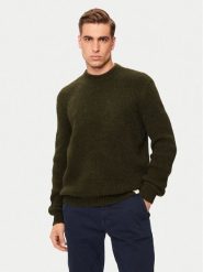 Mustang Sweter Emil C 1015801 Zielony Regular Fit. Zielone kardigany męskie Mustang, m, bez wzorów, z syntetyku, bez ramiączek. Za 159.99 zł.