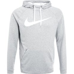 Nike Performance DRY SWOOSH HOODIE Bluza z kapturem dark grey heather/white. Bluzy z kapturem męskie marki Nike Performance. Za 379.00 zł.