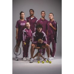 Spodnie treningowe Erima Celebrate 125 czerwone. Czerwone długie spodnie sportowe męskie Erima, bez wzorów, z dresówki, casualowe. Za 293.99 zł.