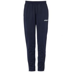 Jogging klasyczny Uhlsport Steam 22. Białe długie spodnie sportowe męskie Uhlsport, bez wzorów, z dresówki, do biegania. Za 127.50 zł.