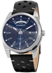 Zegarek Bisset Męski zegarek szwajcarski AUTOMAT BSCF39 szkło szafirowe gt. Niebieskie zegarki męskie Bisset, szklane. Za 2,300.00 zł.