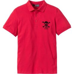 Shirt polo Slim Fit bonprix czerwony. Koszulki polo męskie marki bonprix. Za 39.99 zł.