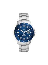 Fossil Zegarek Blue FS6029 Srebrny. Szare, analogowe zegarki męskie Fossil, srebrne. Za 789.99 zł.