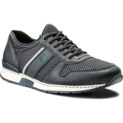 Sneakersy RIEKER - 19400-18 Blue. Niebieskie buty sportowe na co dzień męskie Rieker, z materiału. W wyprzedaży za 189.00 zł.