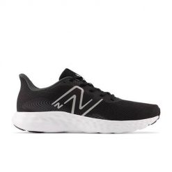 Buty do biegania New Balance 411. Czarne buty do biegania męskie New Balance, bez wzorów, z materiału, bez zapięcia, do biegania. Za 254.35 zł.