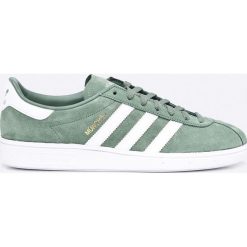 Adidas Originals - Buty Munchen. Szare buty sportowe na co dzień męskie Adidas Originals, z materiału, sportowe. W wyprzedaży za 319.90 zł.
