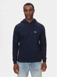 Quiksilver Bluza EQYFT04951 Granatowy Regular Fit. Niebieskie bluzy nierozpinane męskie Quiksilver, l, bez wzorów, z bawełny, bez ramiączek, bez kaptura. Za 179.99 zł.