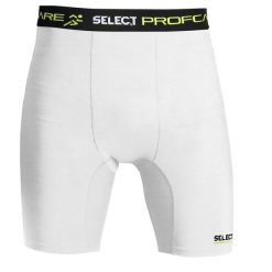Spodenki uciskowe męskie Select Profcare 6402 białe. Białe bielizna termoaktywna męska Select, m, bez wzorów, bez ramiączek, do piłki nożnej. W wyprzedaży za 132.50 zł.