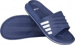 Aqua-Sport Klapki Na Basen Aqua Sport Adisport Navy/White R.41. Białe klapki i japonki męskie AQUA-SPORT, bez wzorów. Za 67.62 zł.