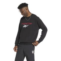 Bluza z dekoltem Reebok Human Rights Now!. Czarne bluzy nierozpinane męskie Reebok, l, bez wzorów, sportowe, bez ramiączek, bez kaptura. W wyprzedaży za 192.65 zł.