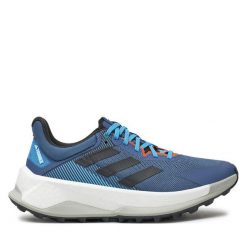 Buty do biegania adidas. Niebieskie buty do biegania męskie ADIDAS, bez wzorów, bez zapięcia, do biegania, adidas terrex. Za 659.99 zł.