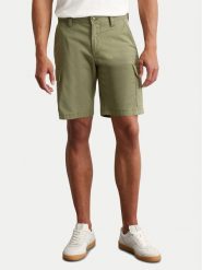 Marc O'Polo Szorty materiałowe 536 0111 15056 Zielony Regular Fit. Zielone szorty męskie Marc O'Polo, bez wzorów, z bawełny. Za 199.99 zł.