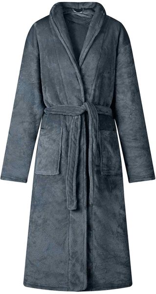 VidaXL Szlafrok bez kaptura Granatowy xxl Flanela. Niebieskie szlafroki męskie vidaXL, m, bez wzorów, bez kaptura. Za 213.31 zł.