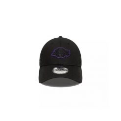 Czapka trucker Los Angeles Lakers 9forty. Czarne czapki męskie New Era, bez wzorów, casualowe. Za 157.50 zł.