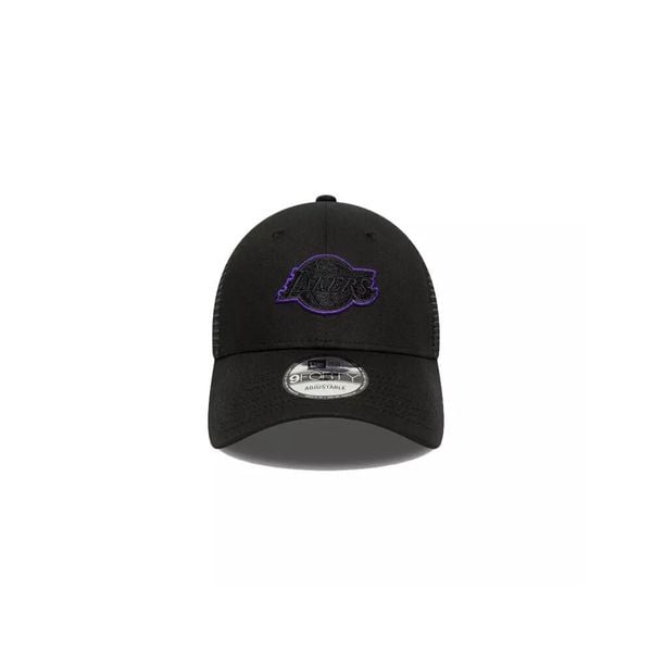 Czapka trucker Los Angeles Lakers 9forty. Czarne czapki męskie New Era, bez wzorów. Za 157.50 zł.