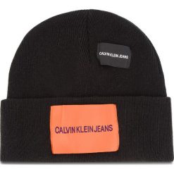 Czapka CALVIN KLEIN JEANS - J Patches Beanie W K40K400755 016. Czarne czapki męskie Calvin Klein Jeans, z jeansu. Za 179.00 zł.