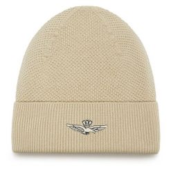 Czapka Aeronautica Militare. Brązowe czapki męskie Aeronautica Militare, na zimę, bez wzorów. Za 219.99 zł.