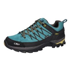 Buty trekkingowe męskie CMP Rigel wodoodporne. Czarne buty trekkingowe męskie CMP, bez wzorów, bez zapięcia, trekkingowe. Za 399.00 zł.