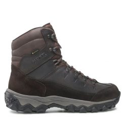 Trekkingi Meindl. Brązowe buty trekkingowe męskie Meindl, bez wzorów, z gore-texu, bez zapięcia, trekkingowe, gore-tex. Za 1,229.00 zł.