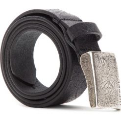 Pasek Męski DIESEL - B-Moon X05682 PR080 90 T8013. Czarne paski męskie Diesel, w paski, ze skóry. Za 229.00 zł.