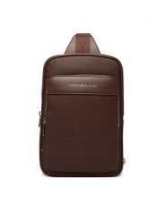 Tommy Hilfiger Saszetka Th Flag Monogram Sling Pack AM0AM14140 Brązowy. Brązowe saszetki męskie Tommy Hilfiger, bez wzorów, ze skóry. Za 489.99 zł.