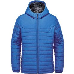 Męska Pikowana Bluza Z Kapturem Nautilus. Niebieskie bluzy nierozpinane męskie STORMTECH, l, bez wzorów, bez ramiączek, z kapturem. Za 537.99 zł.