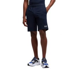 Bermuda Core Identity Rozmiar S Niebieski - 8NPS65PJVRZ-1562. Niebieskie szorty męskie EA7, bez wzorów, z bawełny, sportowe. Za 305.55 zł.