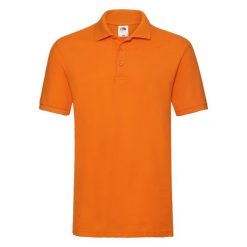 Męska Koszulka Polo Premium. Brązowe koszulki polo męskie Fruit of the Loom, m, bez wzorów, bez kołnierzyka, bez ramiączek. Za 64.99 zł.