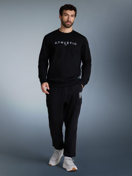 4F Spodnie dresowe joggery męskie - czarne L. Czarne spodnie dresowe męskie 4f, bez wzorów, z dresówki. Za 199.99 zł.