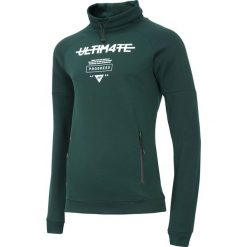 Bluza męska BLM214 - ciemna zieleń. Bluzy rozpinane męskie marki 4f. W wyprzedaży za 99.99 zł.