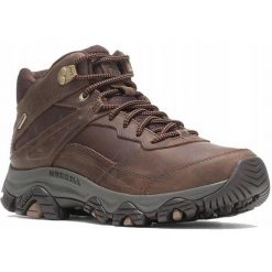 Buty trekkingowe dla mężczyzn Merrell Moab Advent 3 MID. Brązowe buty trekkingowe męskie Merrell, bez wzorów, bez zapięcia, trekkingowe. Za 409.99 zł.