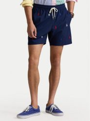 Polo Ralph Lauren Szorty materiałowe 710957786001 Granatowy Classic Fit. Niebieskie szorty męskie Polo Ralph Lauren, bez wzorów, z materiału. Za 329.99 zł.