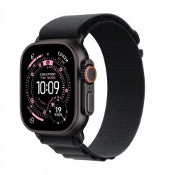 Smartwatch Apple Watch Ultra 3 GPS + Cellular 49mm Black Titanium / Alpine Loop L Czarny (MF0X4QP/A). Czarne zegarki smartwatch Apple. Za 3,821.75 zł.