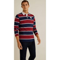 Mango Man - Polo Alpine. Szare koszulki męskie z długim rękawem Mango Man, z bawełny, polo, z długim rękawem. Za 139.90 zł.