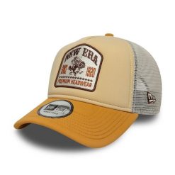 Czapka Trucker New Era Graphic Patch. Brązowe czapki męskie New Era, bez wzorów, eleganckie. Za 161.50 zł.