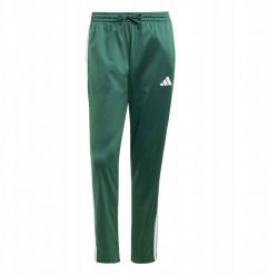 Adidas Spodnie męskie adidas 3-Stripes Tricot Regular-Fit Open Hem zielone JI8806 S. Zielone długie spodnie sportowe męskie ADIDAS, bez wzorów. Za 198.99 zł.