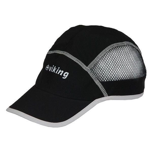 Czapka z daszkiem Viking Sprint. Czarne czapki męskie Viking, bez wzorów, sportowe. Za 59.99 zł.