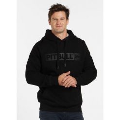 Bluza męska Pitbull z kapturem Hilltop Black. Czarne bluzy z kapturem męskie PITBULL, l, bez wzorów, z kapturem. Za 239.00 zł.