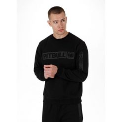 Bluza męska Pitbull Beyer. Czarne bluzy nierozpinane męskie PITBULL, m, bez wzorów, sportowe, bez ramiączek, bez kaptura. Za 239.00 zł.