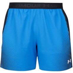 Męskie spodenki Under Armour Vanish Graphic Short Blue. Czerwone szorty sportowe męskie Under Armour, bez wzorów, z materiału, sportowe. Za 311.99 zł.