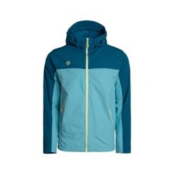 DOTHAN Lekka męska kurtka z kapturem, wodoodporna i wiatroodporna, oddychająca. Niebieskie kurtki męskie IZAS, m, bez wzorów, z elastanu, sportowe, bez ramiączek, z kapturem. Za 443.43 zł.