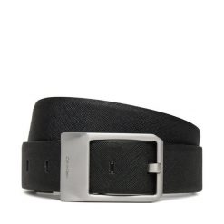Pasek Męski Calvin Klein. Czarne paski męskie Calvin Klein, bez wzorów. Za 179.99 zł.